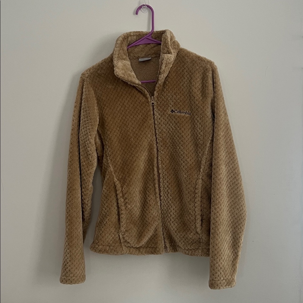 Columbia Women's Cozy Tan Teddy Jacket